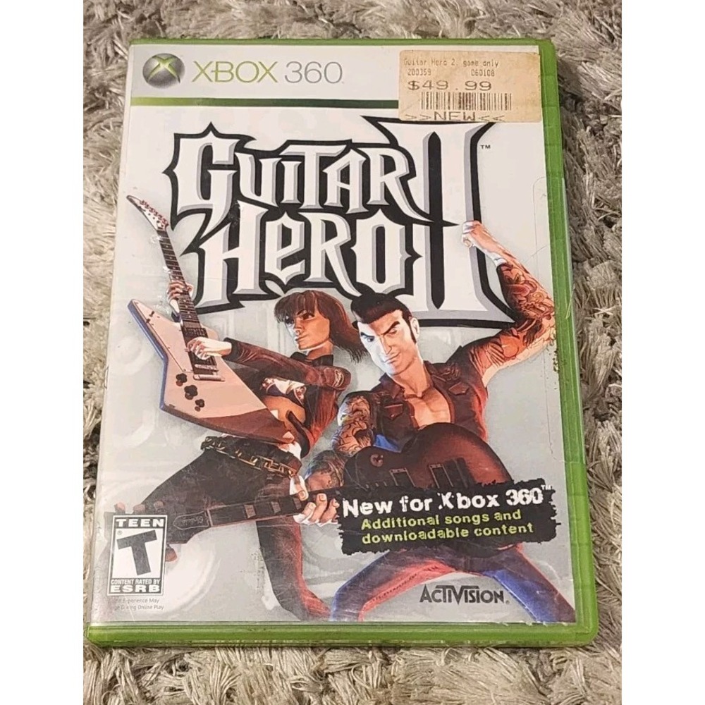 Guitar Hero 2 (Xbox 360, 2007) Complete With Manual